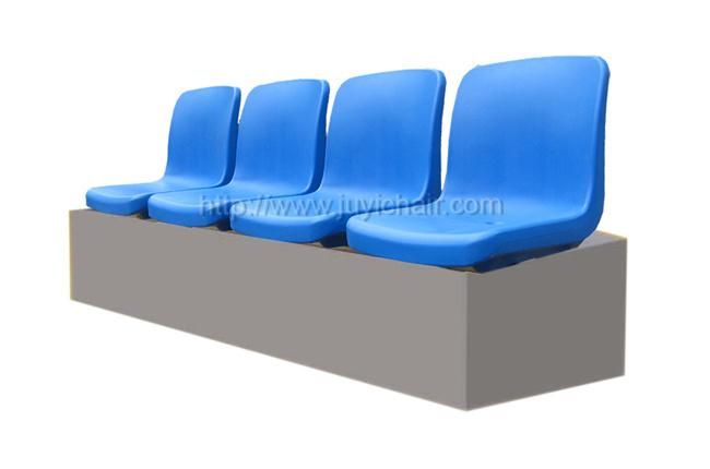 Easy Chair Material for Armless Concert Waiting Room Fancy Resin Chairs with Writting Pad All-Plastic City Bus Seats