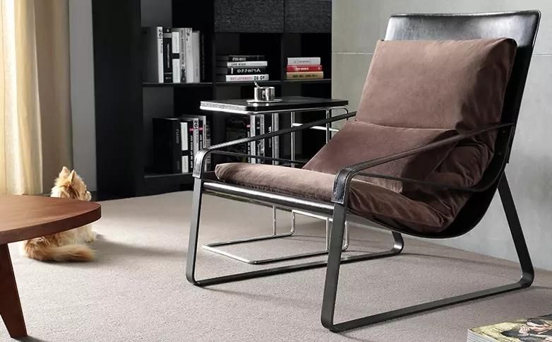 Nordic Modern Designs Living Room Accent Chair Single Recliner Leather Sofa Chair