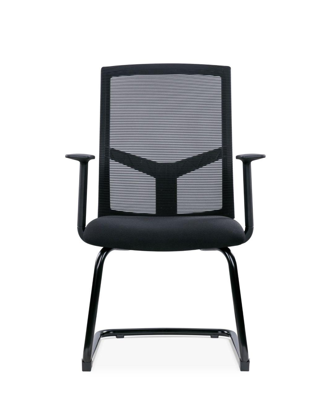 High Quality Office Chair American BIFMA European En1335 Medium Back Modern Fabric Mesh Office Meeting Chair