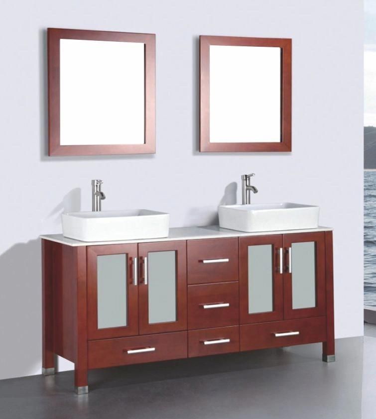 Continuous System Bathroom with Mirror Modern Furniture Simple Bathroom Vanity