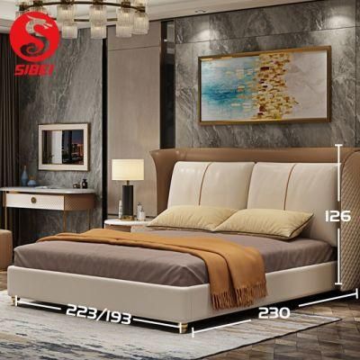 High Quality Modern Comfortable Wooden Furniture Super King Bed Frame Supplier