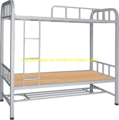 Modern Dormitory Welded Steel Metal Round Tube Bunk Beds