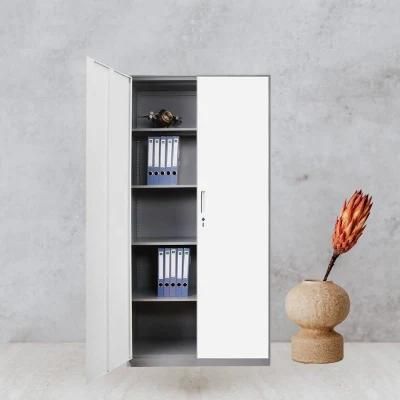 Modern Office Swing Door Cabinet Tall Storage Cabinet with Shelves
