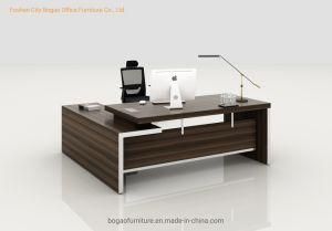 Modern L Shaped Manager Office Desk Executive Wooden Office Table