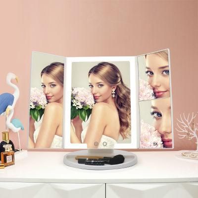 Home Decor Wholesale 3 Way Vanity Hairdressing Mirror for Makeup Station