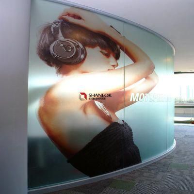 High Quality Aluminum Alloy Frame Curved Glass Partition Wall