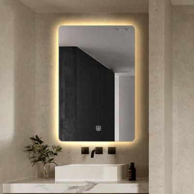 China Factory Anti-Fog LED Bathroom Rectangle Backlit Mirror
