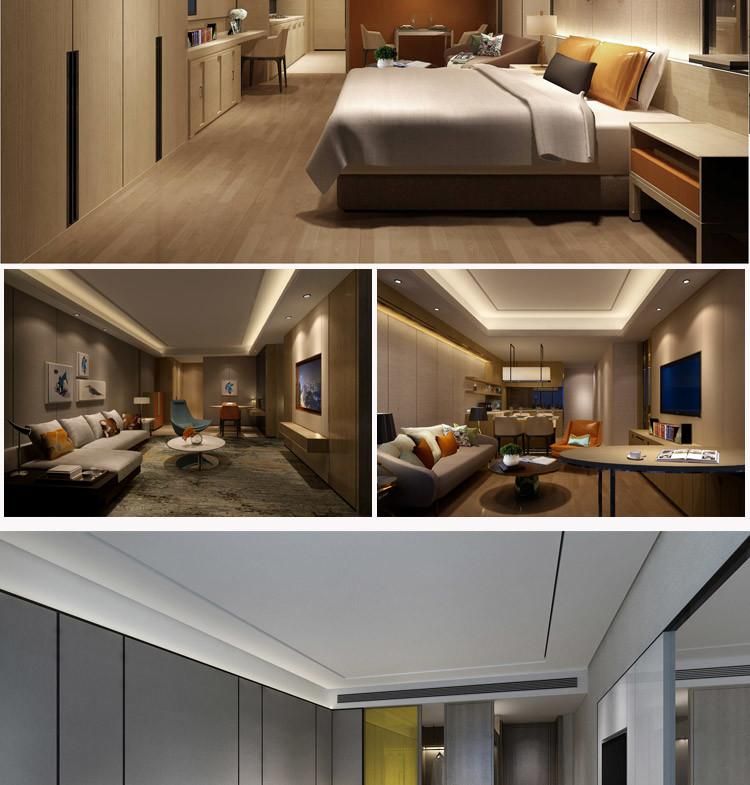 Customized Modern Wooden Luxury Bedroom Villa Apartment Resort Hotel Furniture