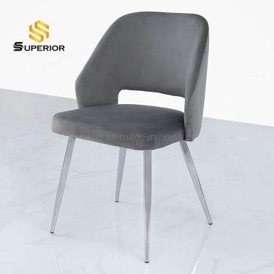 Nordic Style Modern Dining Room Furniture Metal Dining Chairs