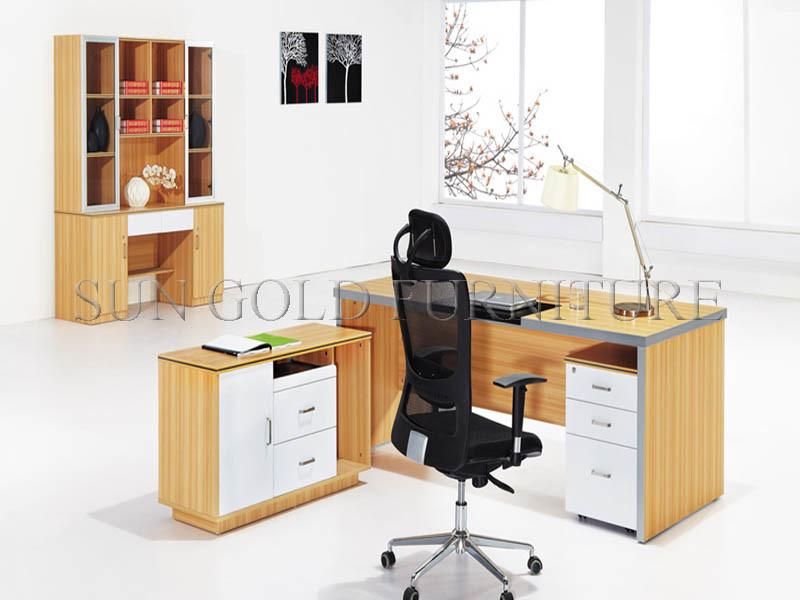 (SZ-OD027) Office Furniture Table Wooden L Shape Manager Office Desk
