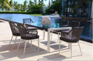 Outdoor Rattan Chair Garden Dining Furniture with Modern Design