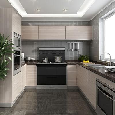 Modern Shaker Style Prefab Wood Customize MDF Kitchen Cabinet Designs