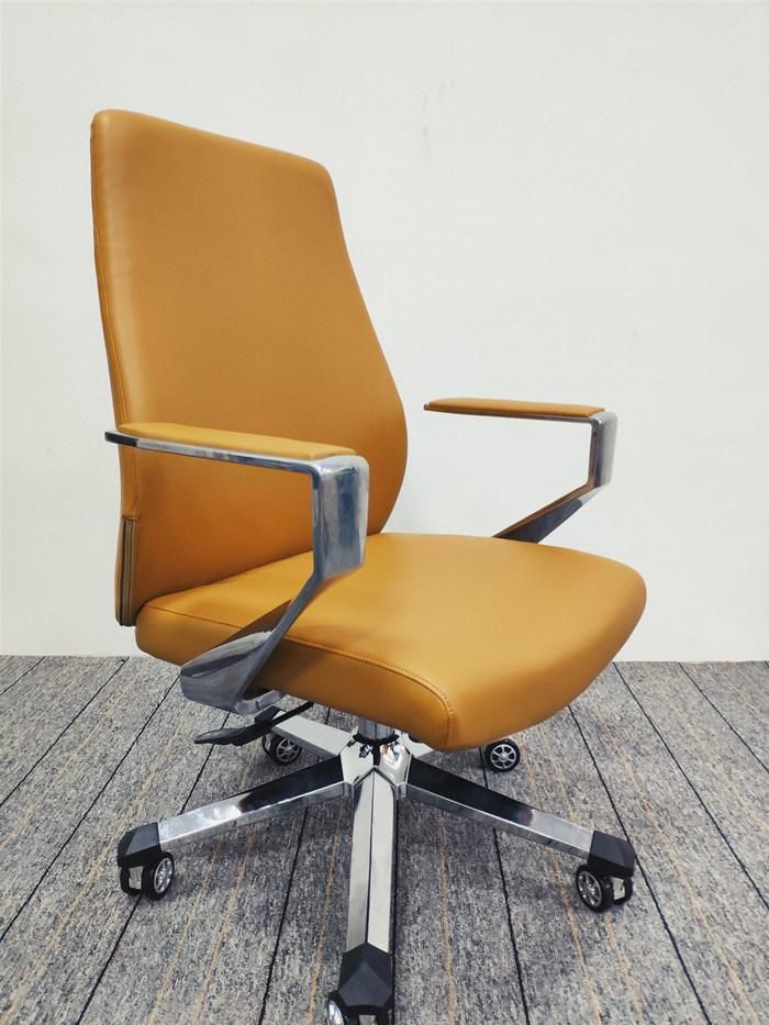 Office Visitor Chair PU Leather Conference Office Chair-6129b (BIFMA)
