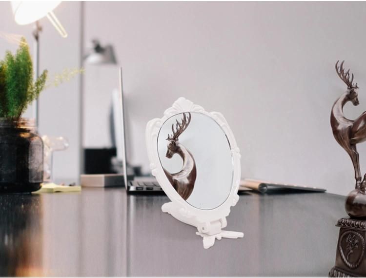 Hot Selling Delicate Pattern Framed Makeup Mirror High Definition Mirror