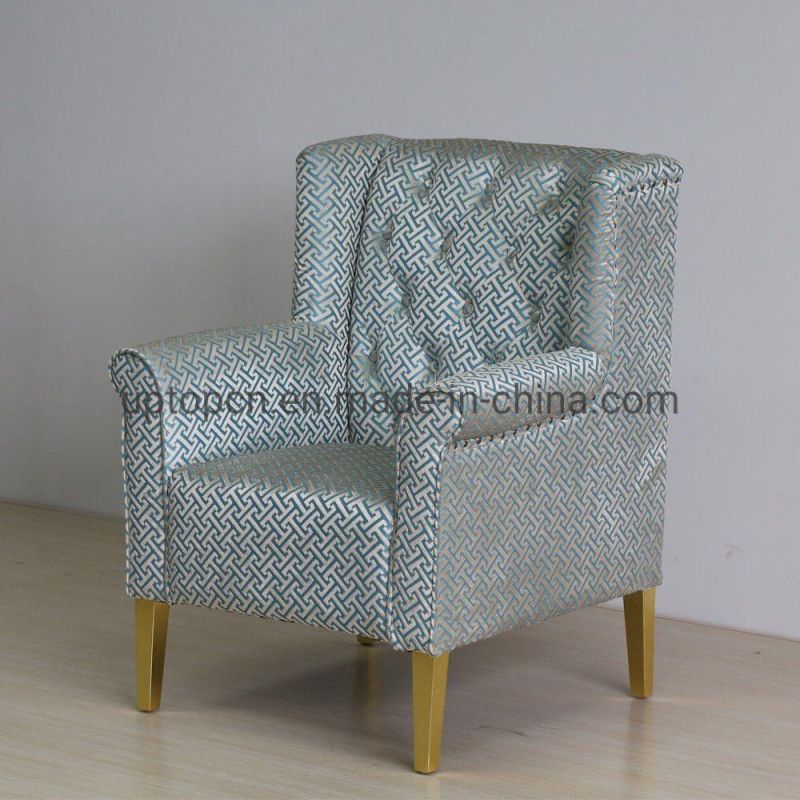 Hotel Furniture Wooden Accent Chair Lobby Furniture Modern Hotel Living Room Chair (SP-HC549)