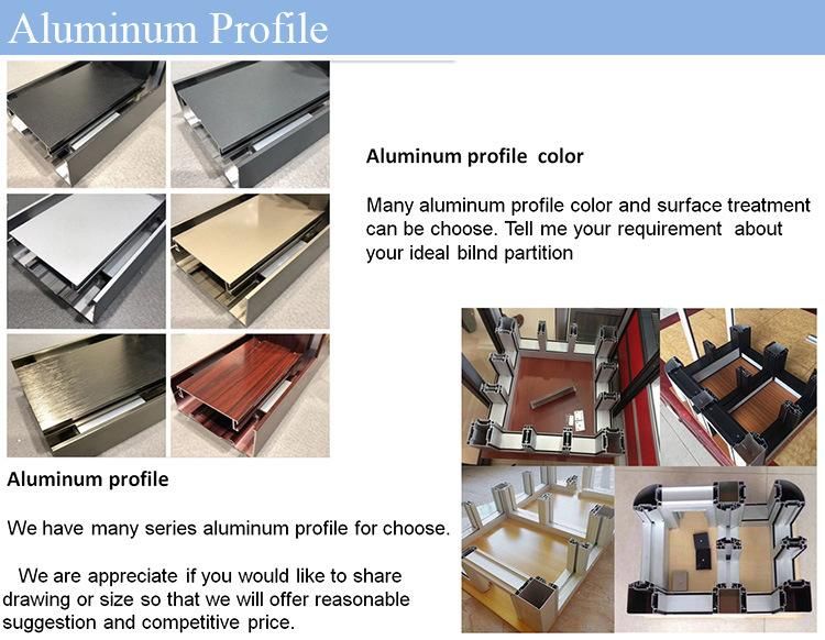 Foshan Factory Glass Partition Prima Housing Aluminum Profile Office Partition Glass Partition