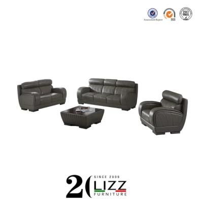 Manufacturer Direct Hot Sale New Design Modern Home Furniture Lounge Pure Leather Sofa