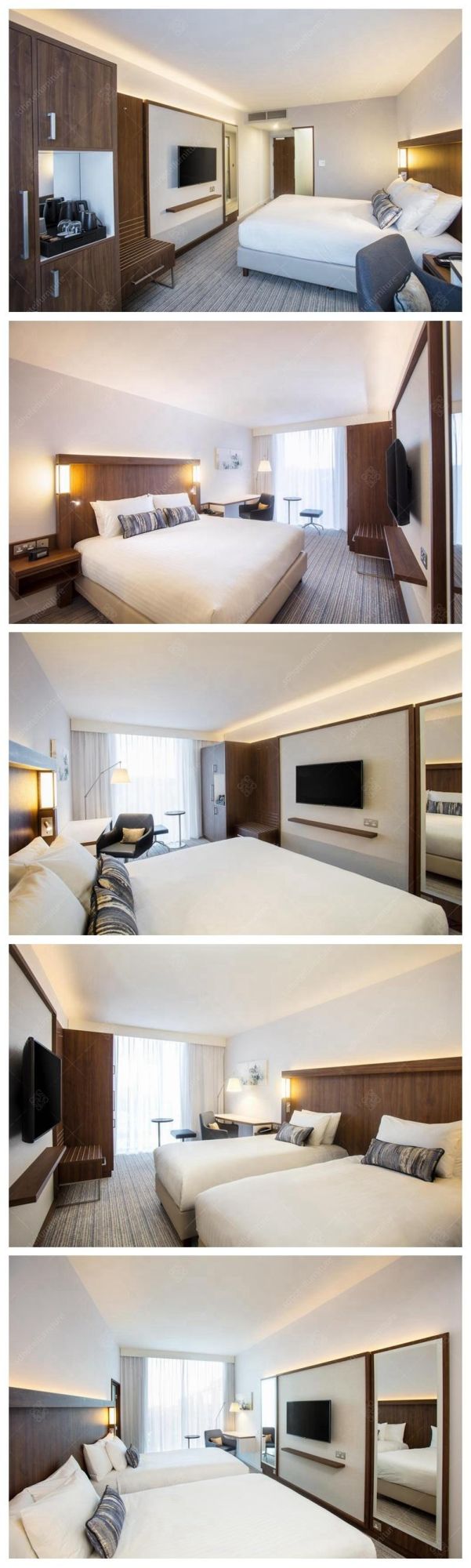Modern Design Commercial Hotel Bedroom Furniture Sets for Sale