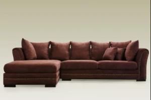 Fabric Corner Chaise Modern Sectional Sofa