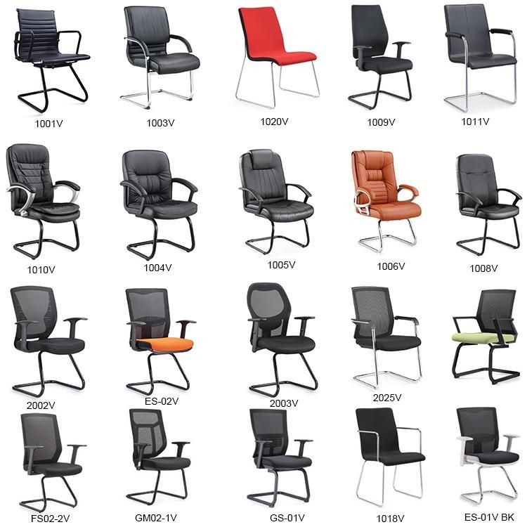 Fabric Office Visitor Chairs Black Low Back Furniture for Confierence