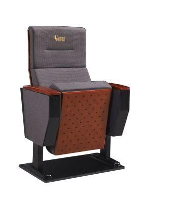 Hongji Auditorium Conference Hall Chair with Writing Tablet Cinema Hall Church Movie Seat