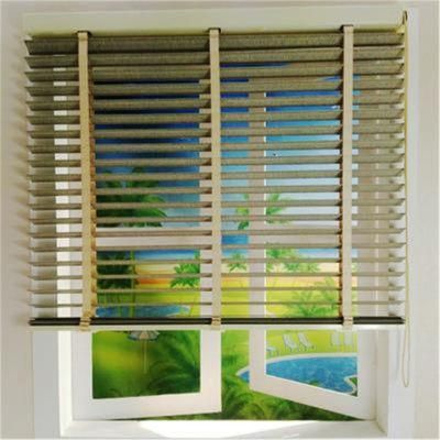 Easy Clean Indoor Sun Shading Wooden Venetian Blinds