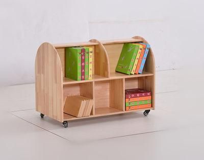 Movable Double Side Bookshelf Book Organizer