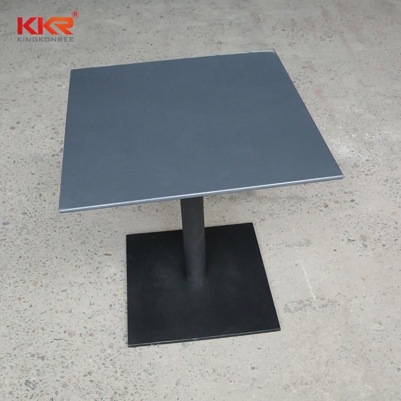 Black Matt Italian Coffee Table Solid Surface Corian Stone