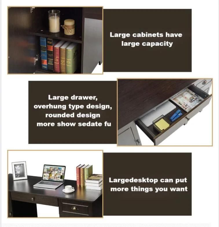 Office Furniture Designed Environmental Friendly Firm and Stable for Office Area Modern Luxury Executive Office Desk Hotel Manager Table