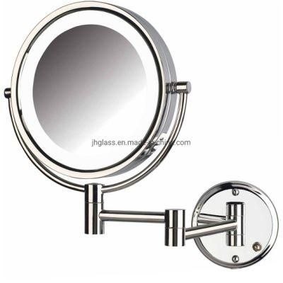 Factory Sale 1X 3X and 5X Magnifying LED Cosmetic Mirror for Hotel Bathroom Decorative Vanity Mirror