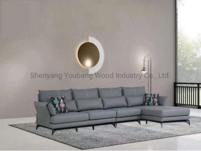 Luxury Lounge Modern Design Home Furniture Couches Corner Velvet Sectional Sofa Bed Fabric Living Room Sofa Set