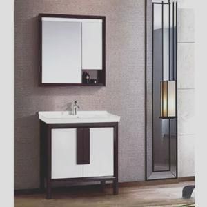 Top Modern Style Solid Wood Bathroom Cabinet 126-80