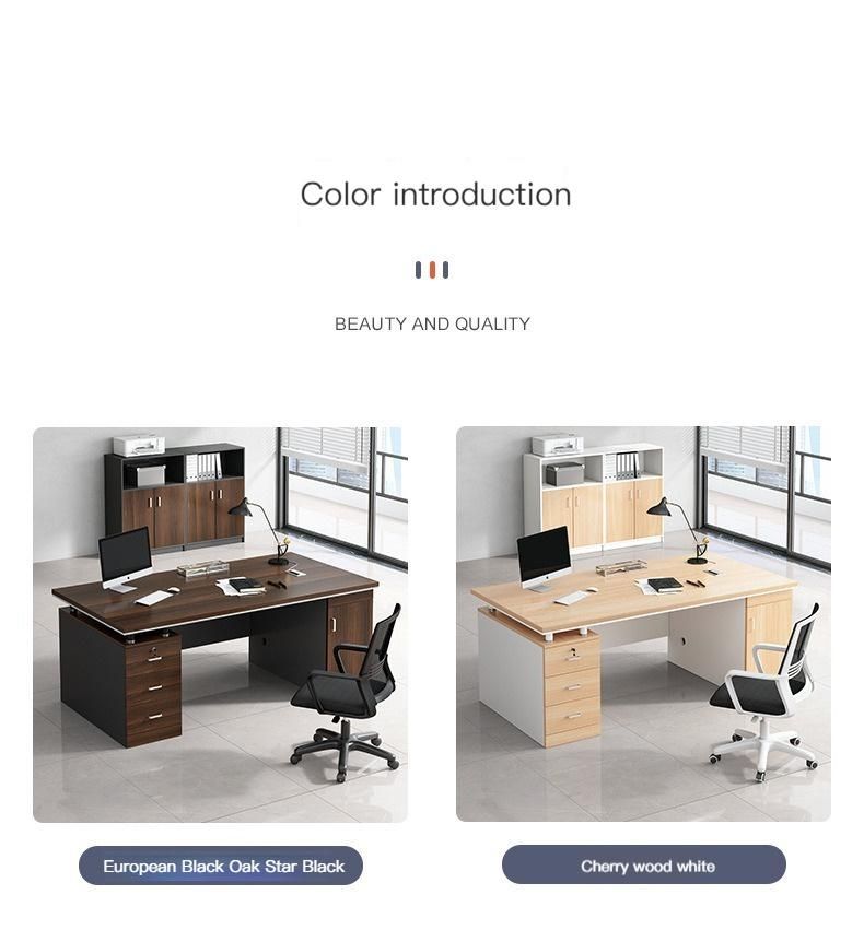Top Selling Modern Office Desk with Drawers and Doors