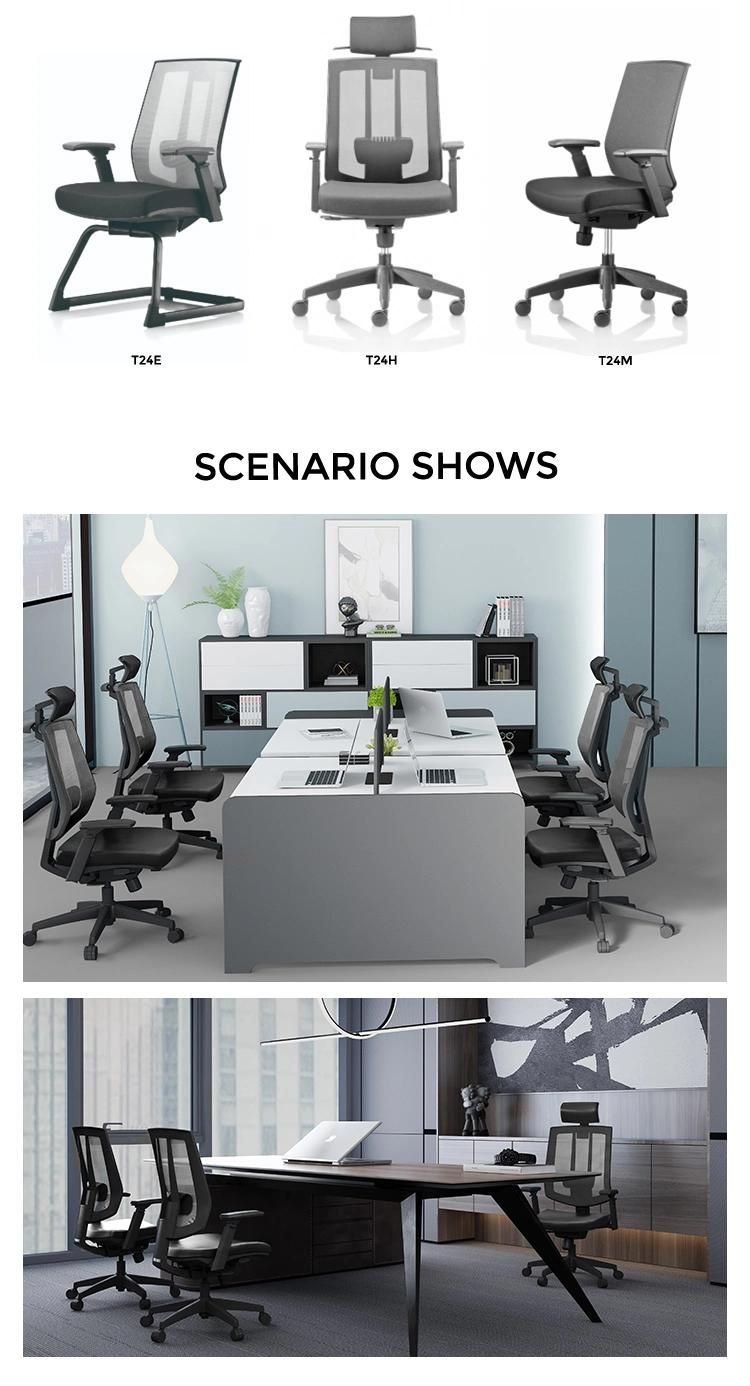 Mesh Swivel Lift Office Chairs Modern Grey Chair Ergonomic Office Furniture