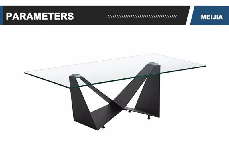 New Product Promotion Adjustable Glass Living Room Coffee Table Modern