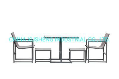 Modern Furniture Table and Chair and Ottoman Set