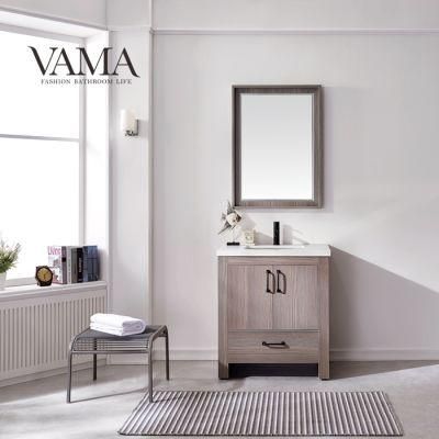 Vama 30 Inch Modern Quartz Top Bathroom Vanities Cabinet Furniture 771030