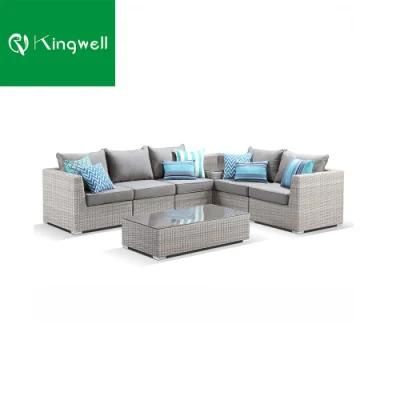 Aluminum Functional Garden Patio Swimming Pool Modern Outdoor Rattan Sofa