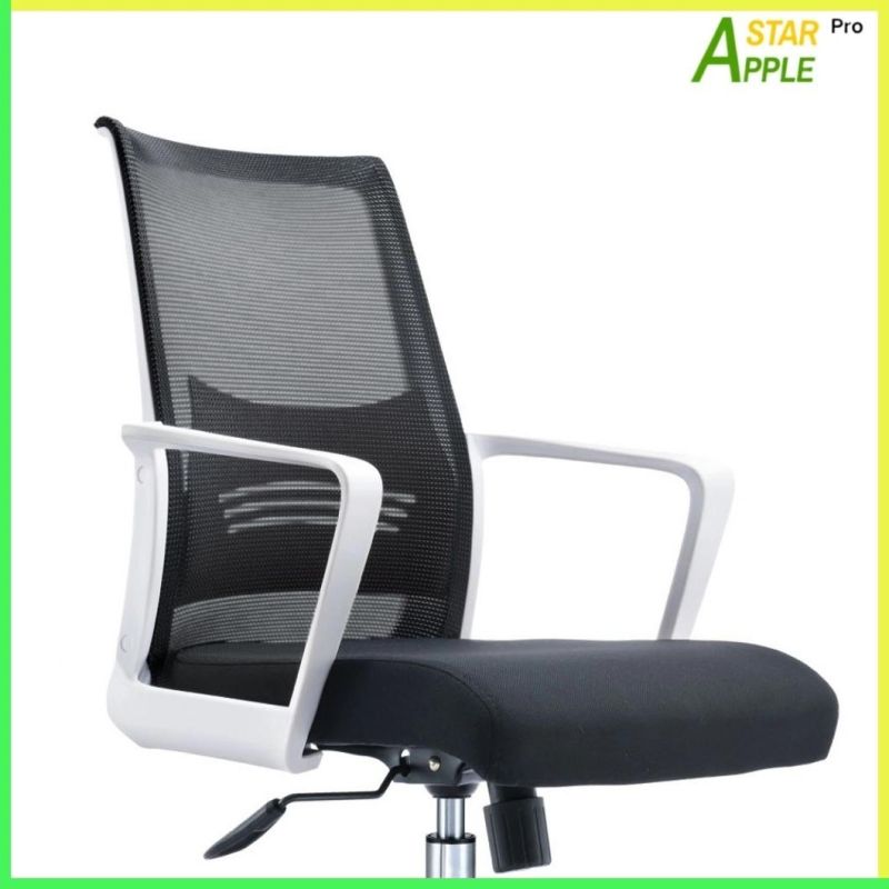 Office Plastic Chair with Five-Star White Nylon Base