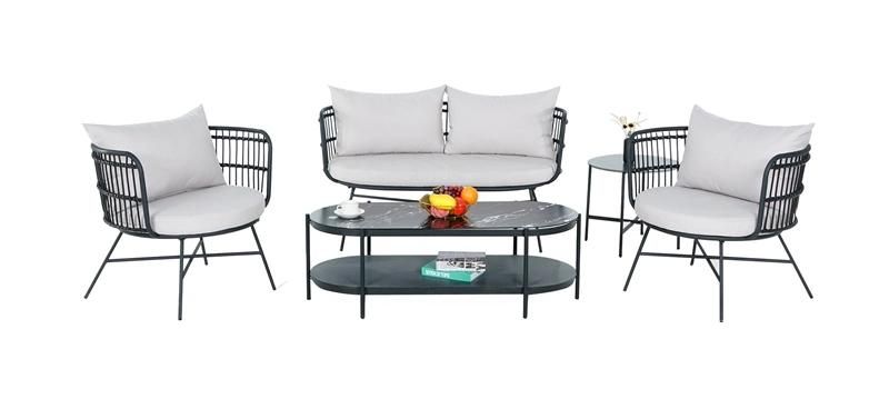 Sun Beach Benches Chaise Lounge Living Room Garden Outdoor Indoor Patio Rattan Chair Set