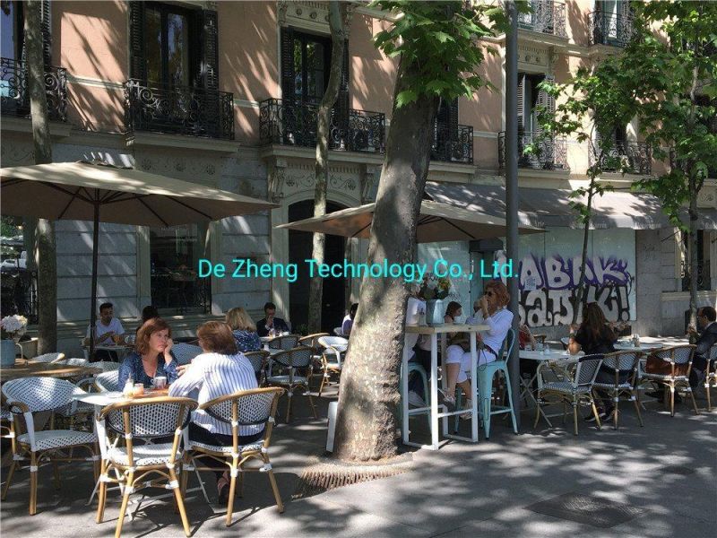 Paris Bistro Aluminium Dining Outdoor Garden Rattan Coffee Furniture