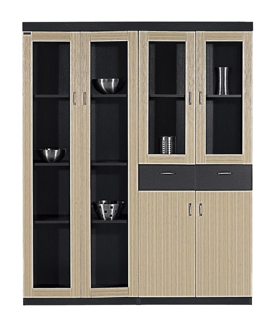 Modern Melamine Two Doors Wooden File Storage Cabinet Bookcase (SZ-FC012)