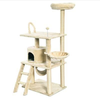 Cat Scratching Lounge Modern Condo Post Sisal Toy Tree Luxury Pet Furniture