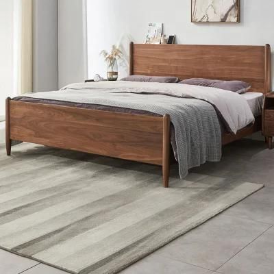 Modern Simple Solid Wood Bed 0005