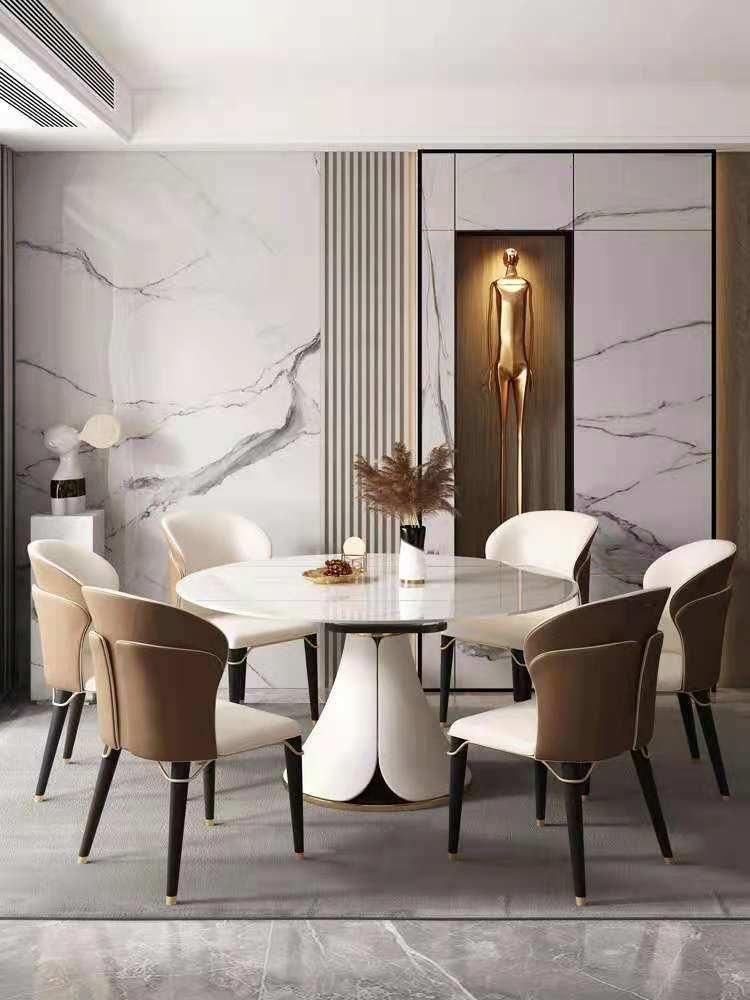 Modern New Design Luxury Durable Marble Top Dining Tables CZ-Dt13 (6)