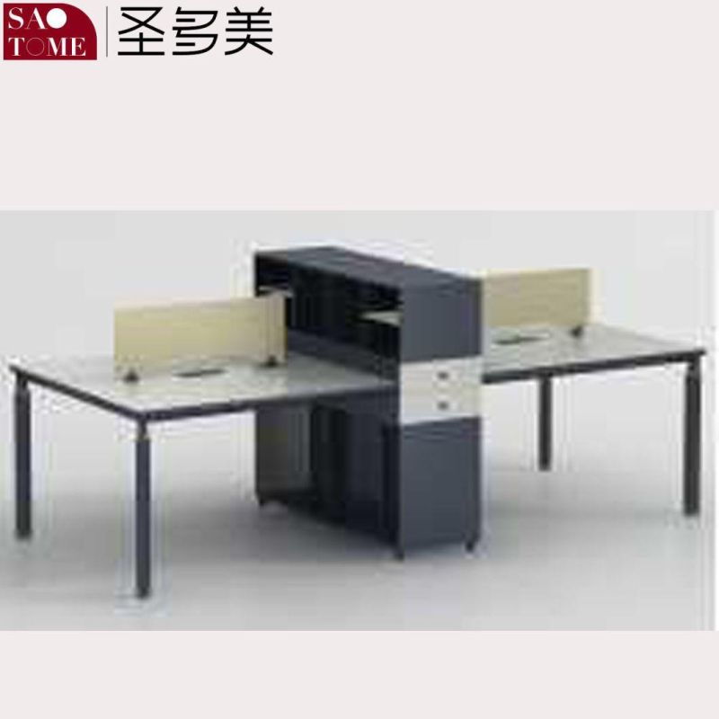 Modern Office Furniture Desk Four-Person Workbench