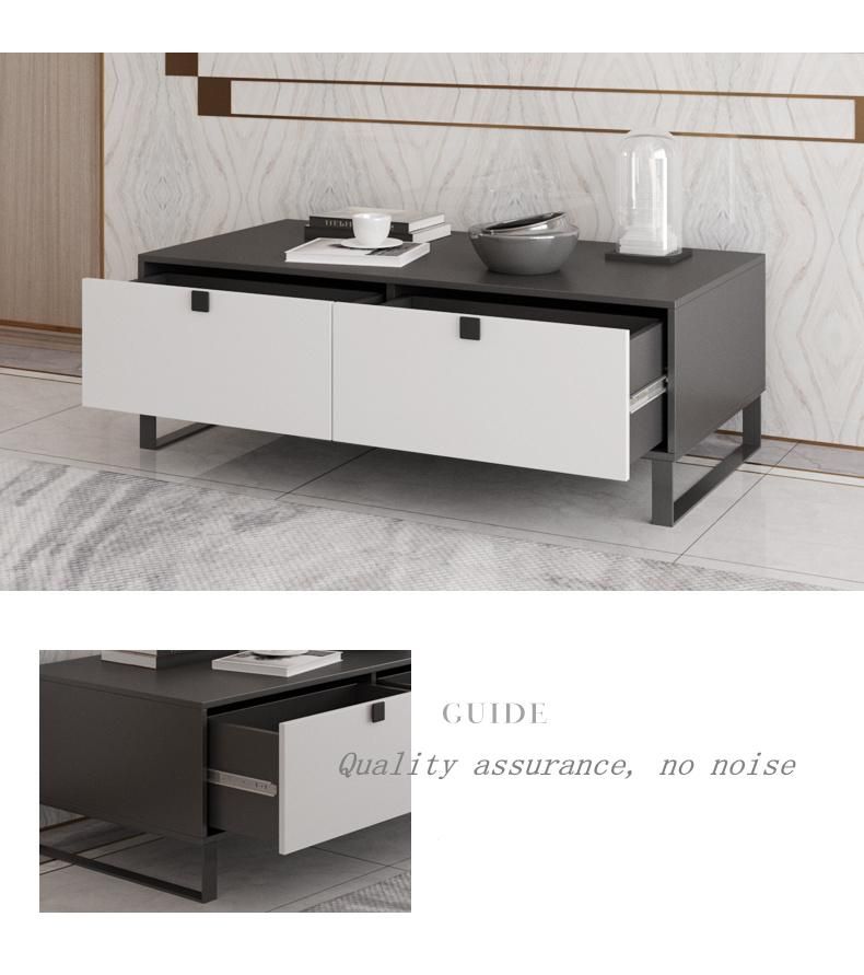 Modern 1.2m Customerized Size Light Color Wooden Coffee Table (UL-5817)