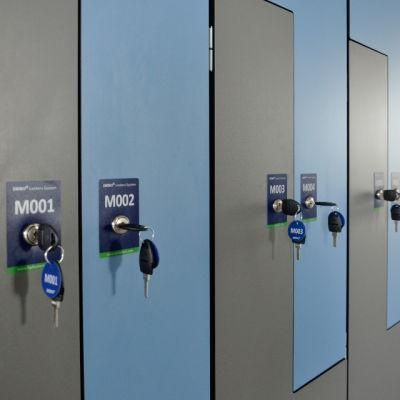 Modern Design 12mm HPL Compact Laminate Locker Complex for Fitness Clubs