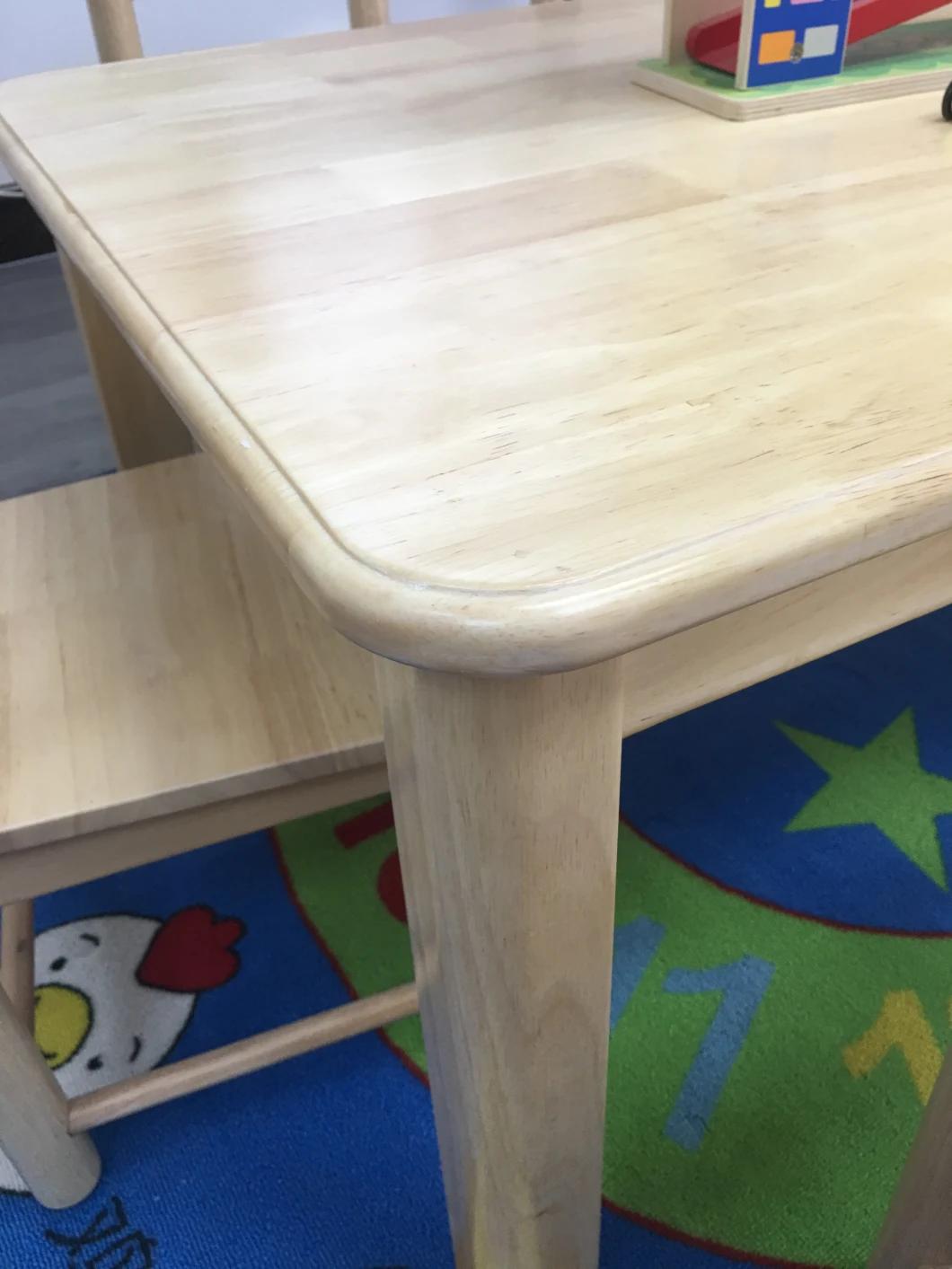 School Furniture Kids Table, Kindergarten Classroom Table, Preschool Children Rectangle Wooden Study Table