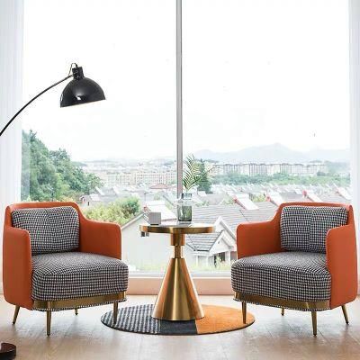 Modern Living Room Furniture Gold Metal Coffee Table